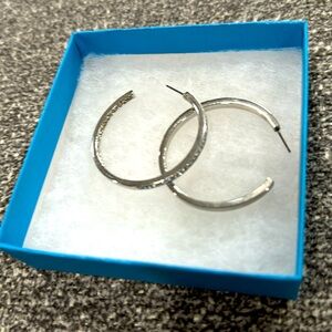 Touchstone Crystal by Swarovski Grand Hoopla earrings.